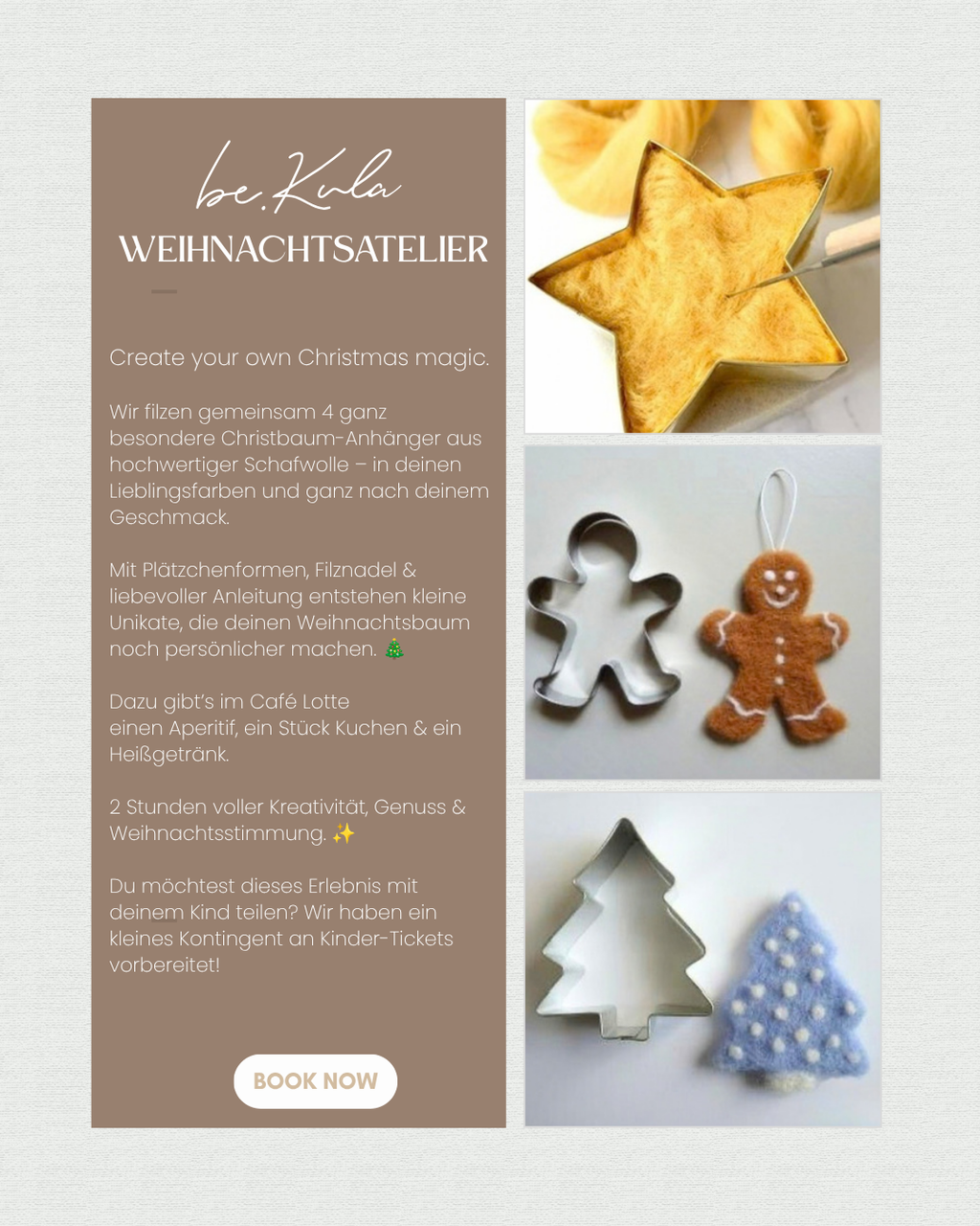 Weihnachtsatelier x Christbaumschmuck im Café Lotte Dortmund 30.11.2026