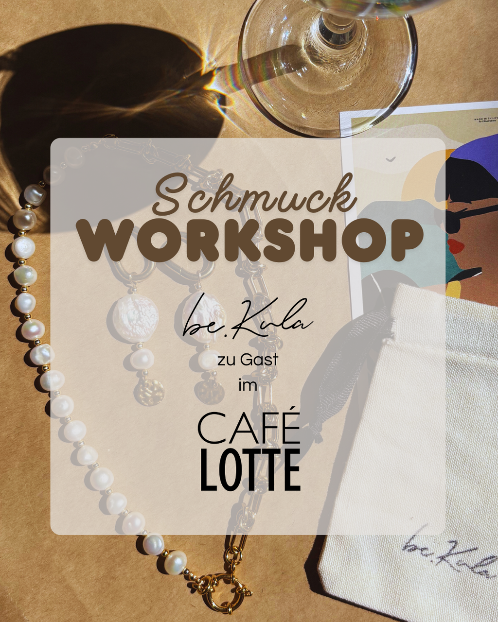 Schmuck Workshop im Café Lotte Dortmund 29.05.2026