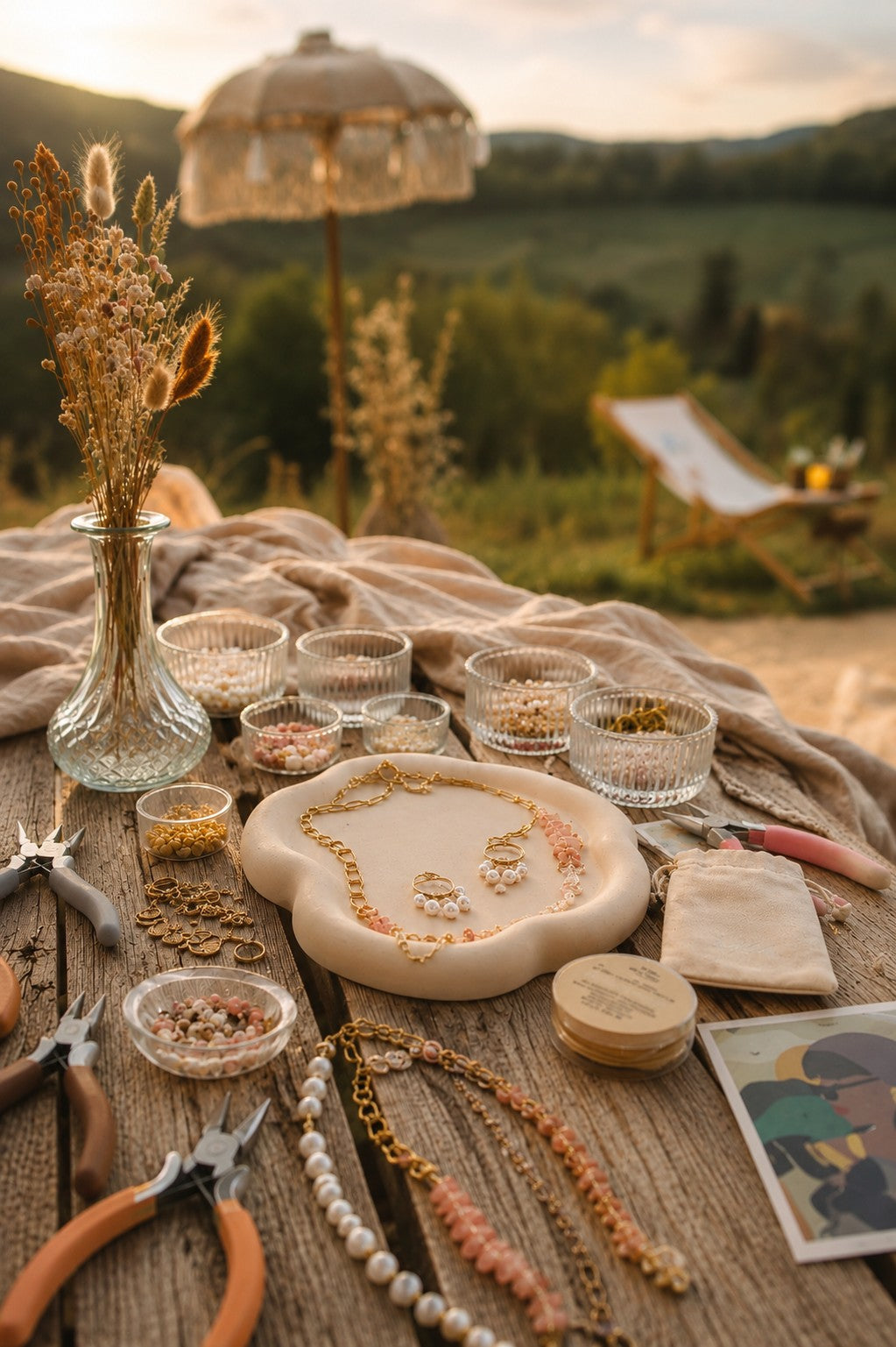 Schmuck Workshop inkl. Picknick in den Weinbergen des Ahrtals - Anfrage senden