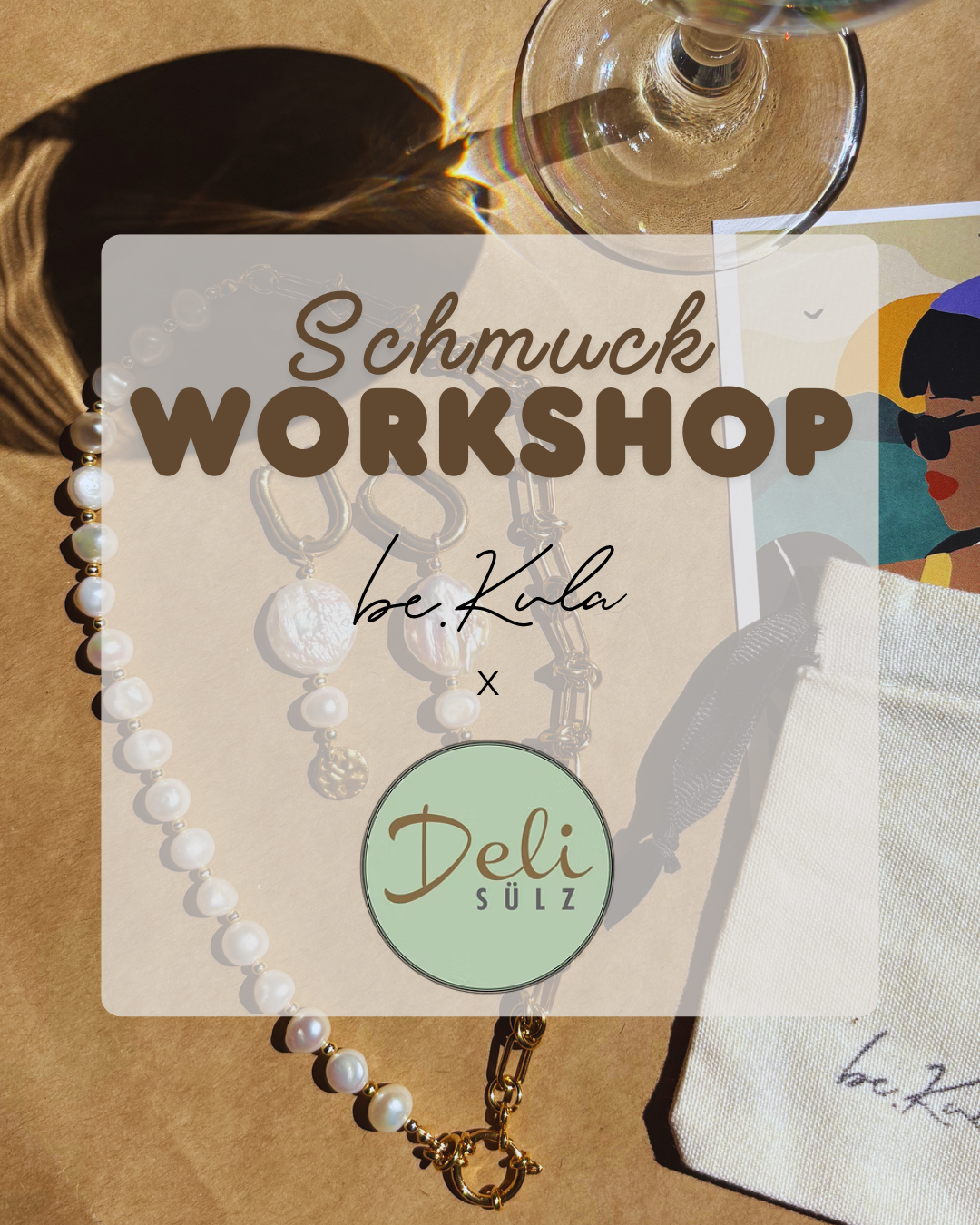 Schmuck Workshop im Café Deli Sülz Köln 10.08.2026