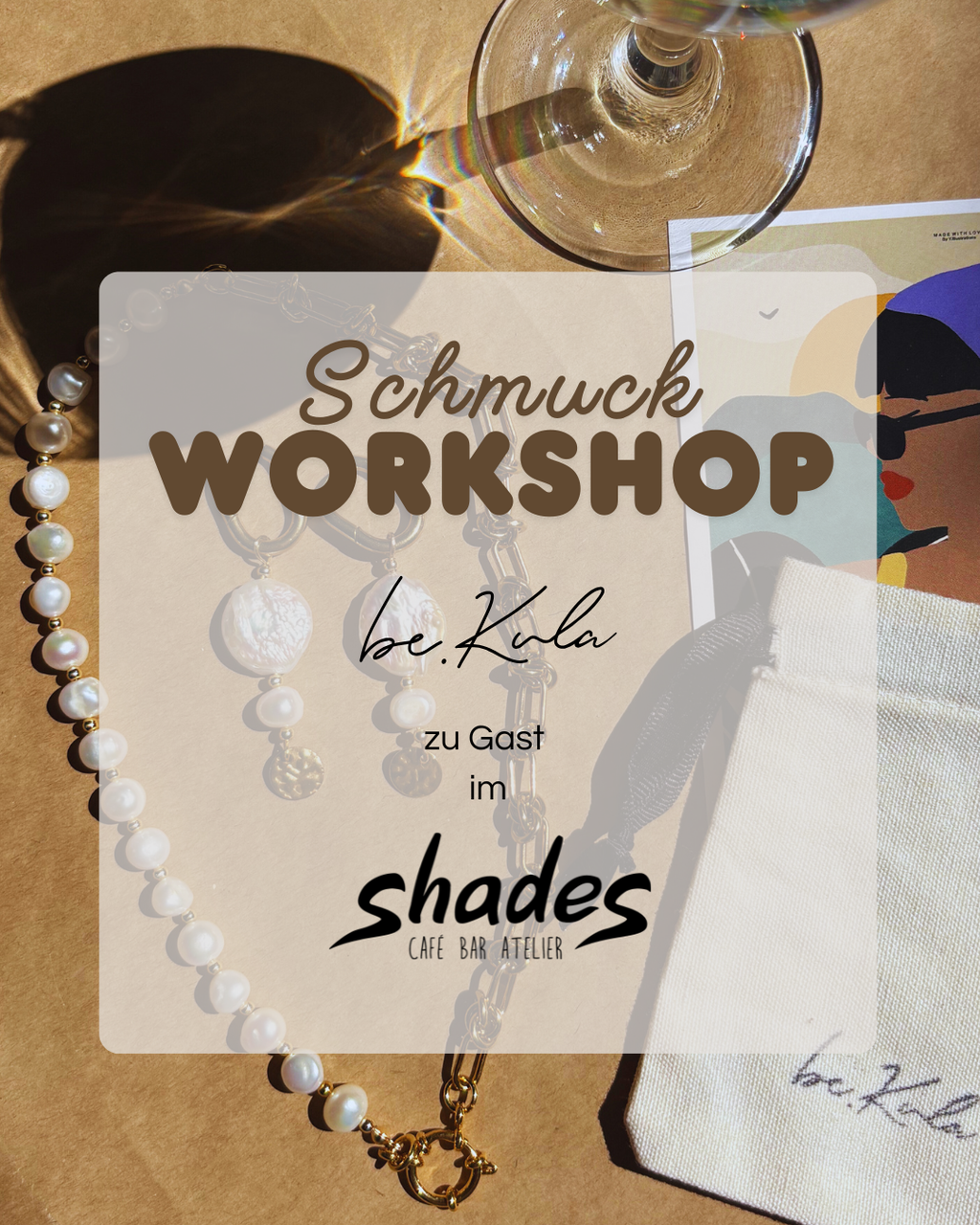 Schmuck Workshop im SHADES Café Bar Atelier Dortmund am 13.06.2026