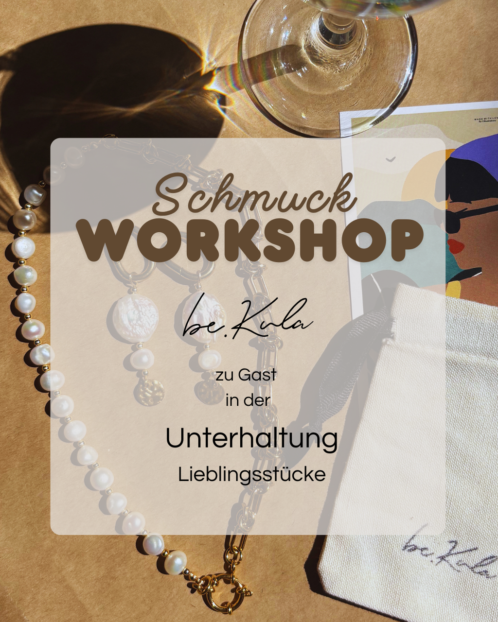 Schmuck Workshop in der Unterhaltung Lieblingsstücke Dortmund 25.04.2026