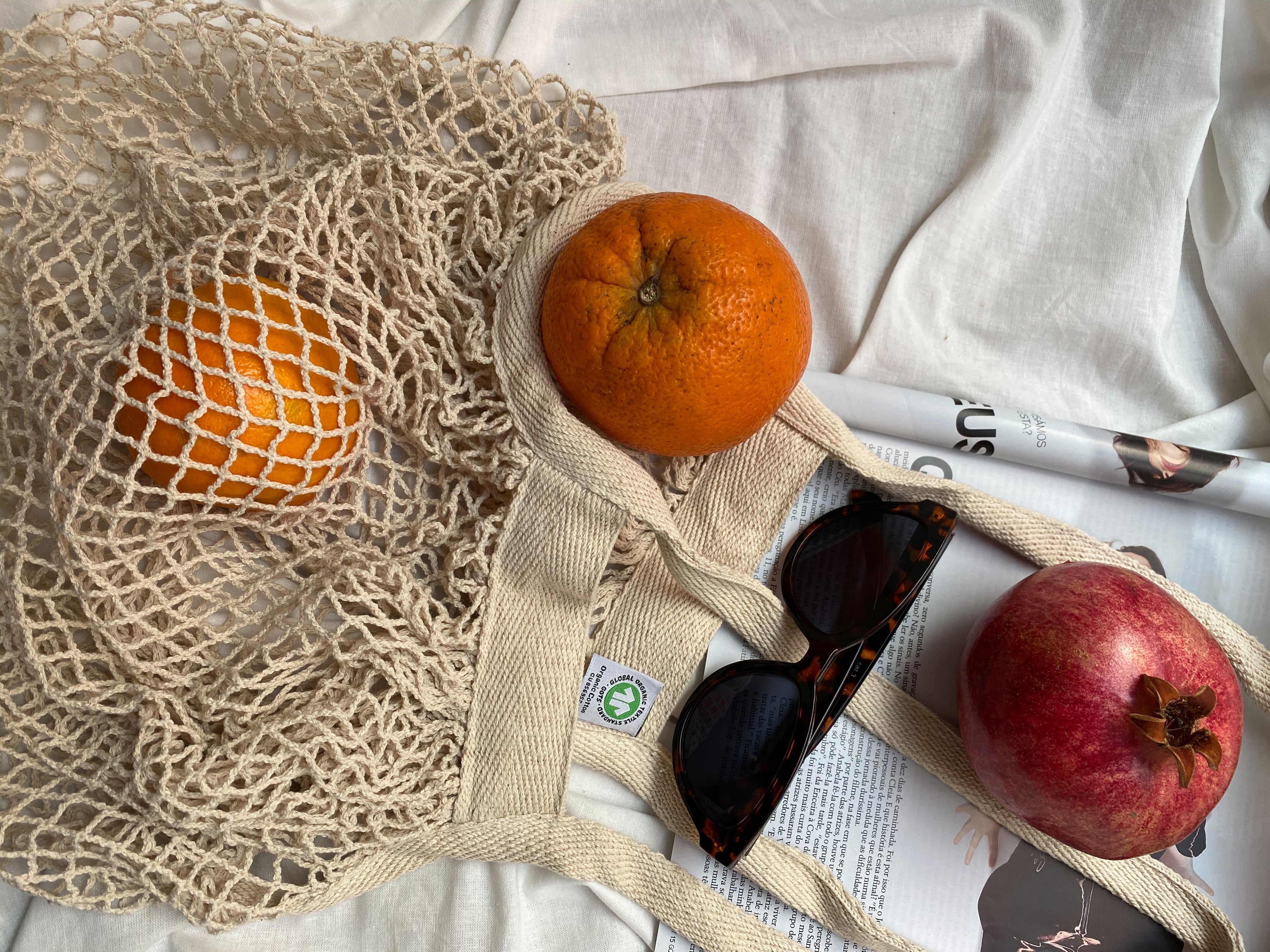 be.Kula Bio-Baumwoll Netztasche GOTS zertifiziert