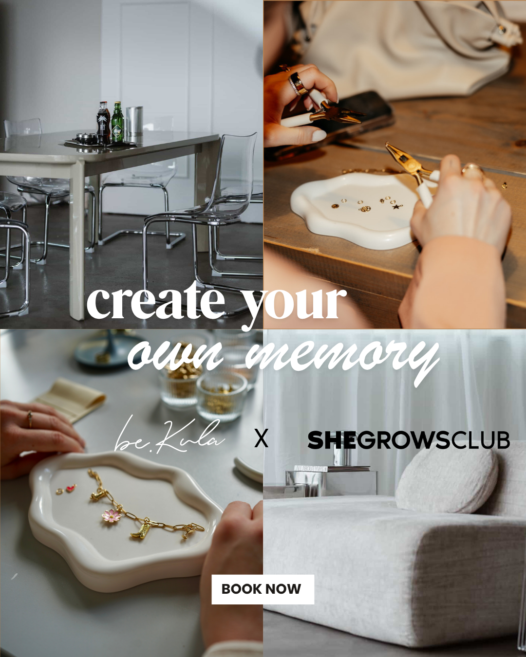 Charm Atelier x SHE GROWS CLUB: Dein Armband voller Geschichten ✨ 31.05.2026 Waltrop